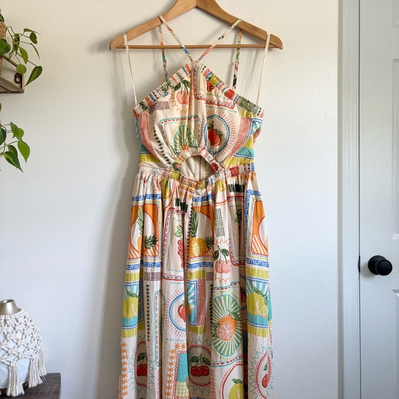 Petal & Pup Madeira Maxi Dress in Agata Fruit Print - Picture 4 of 9